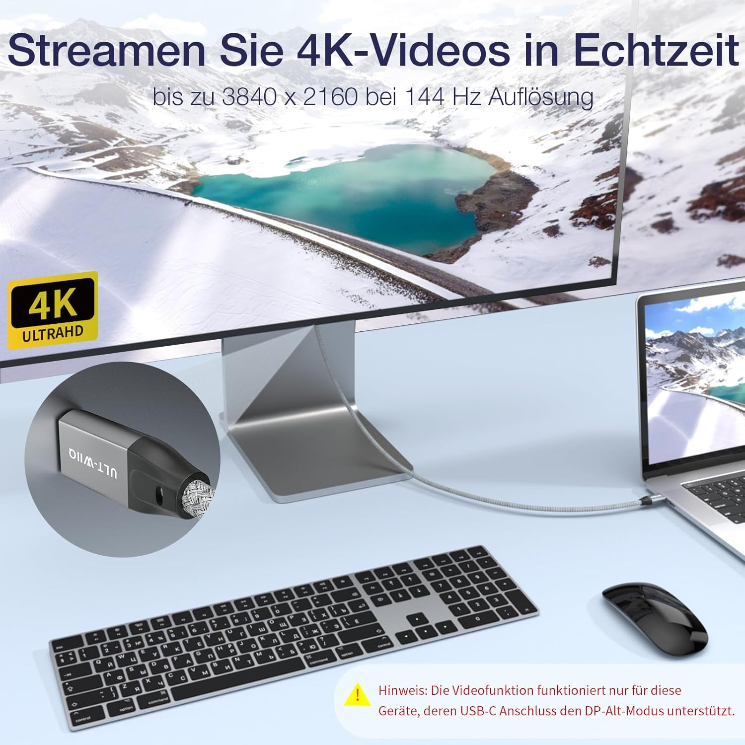 Detalle 2 de USB-C Datenkabel mit 20 Gbps 1,5 m