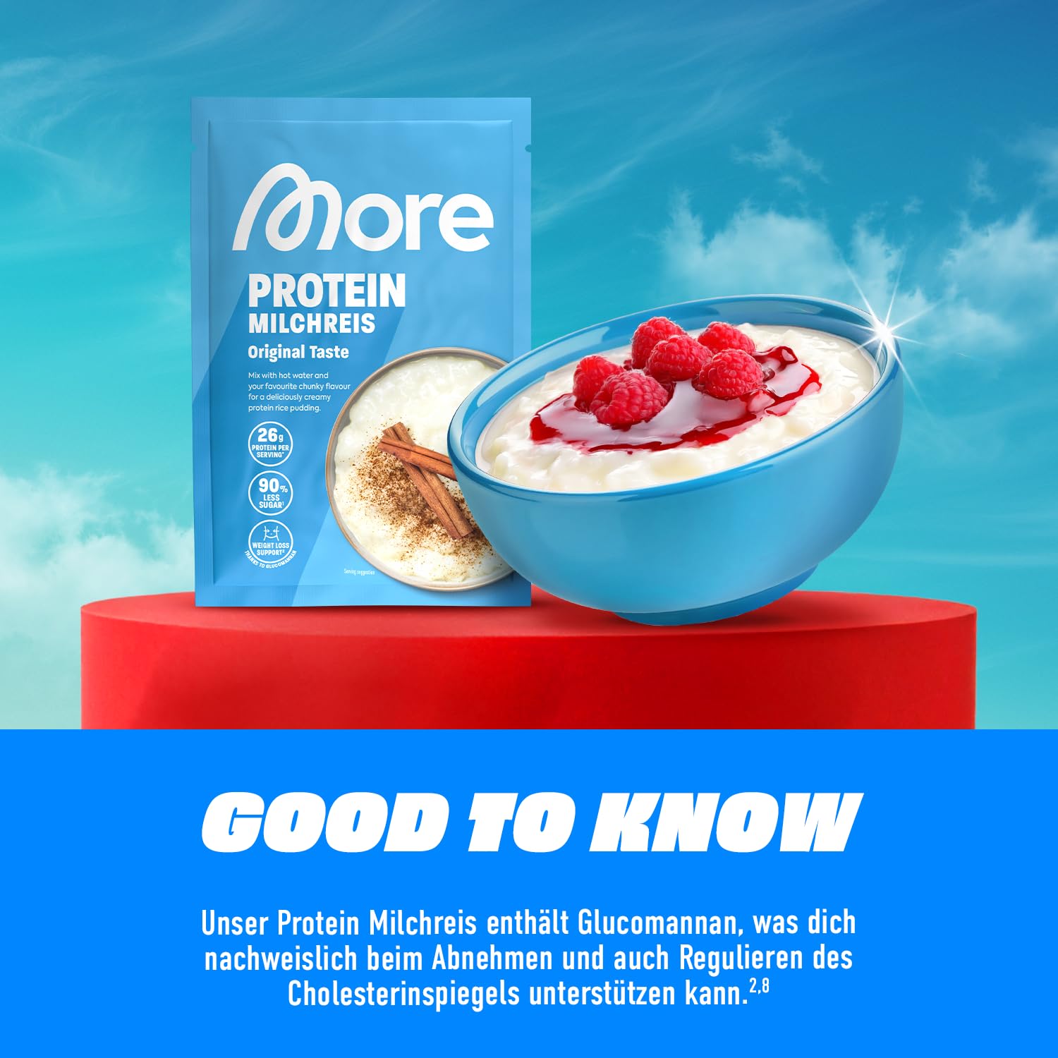 Thumbnail 4 de More Protein Milchreis – 13er Tray, 13 × 65 g, 26 g Eiweiß pro Portion