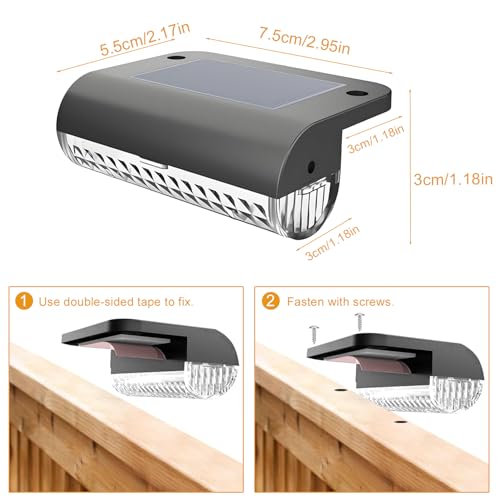Thumbnail 4 de Anmossi 8 Piezas Luces Solares para Jardín y Exteriores