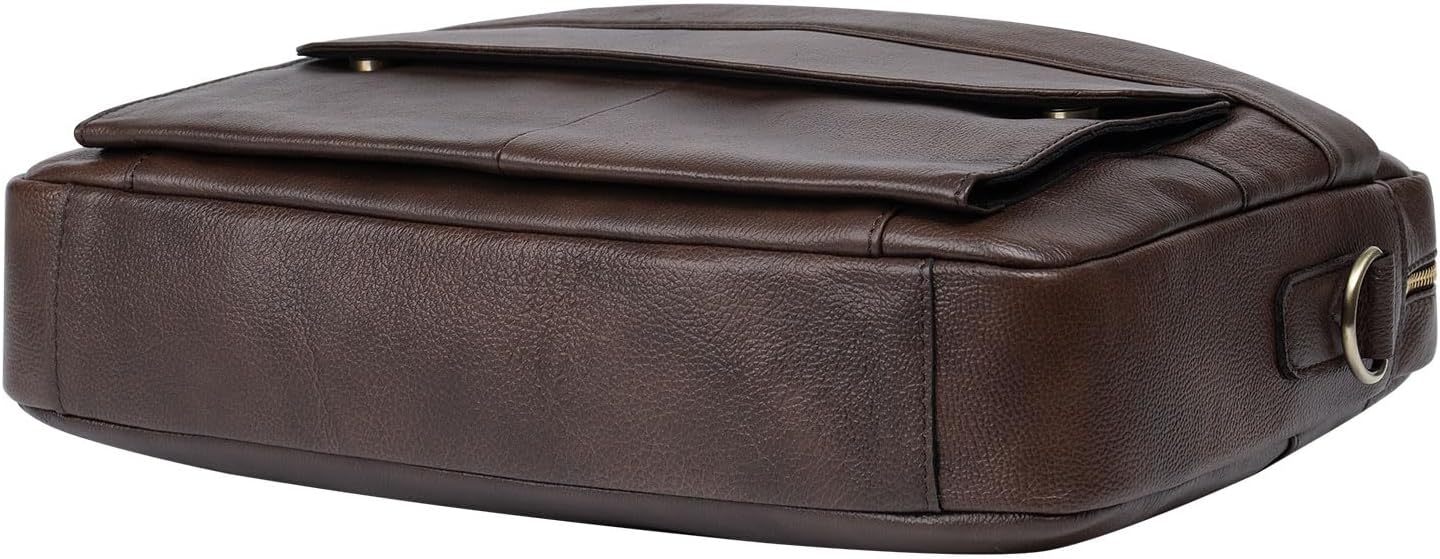 Detalle 2 de BTDAO Leder Aktentasche für 15 Zoll