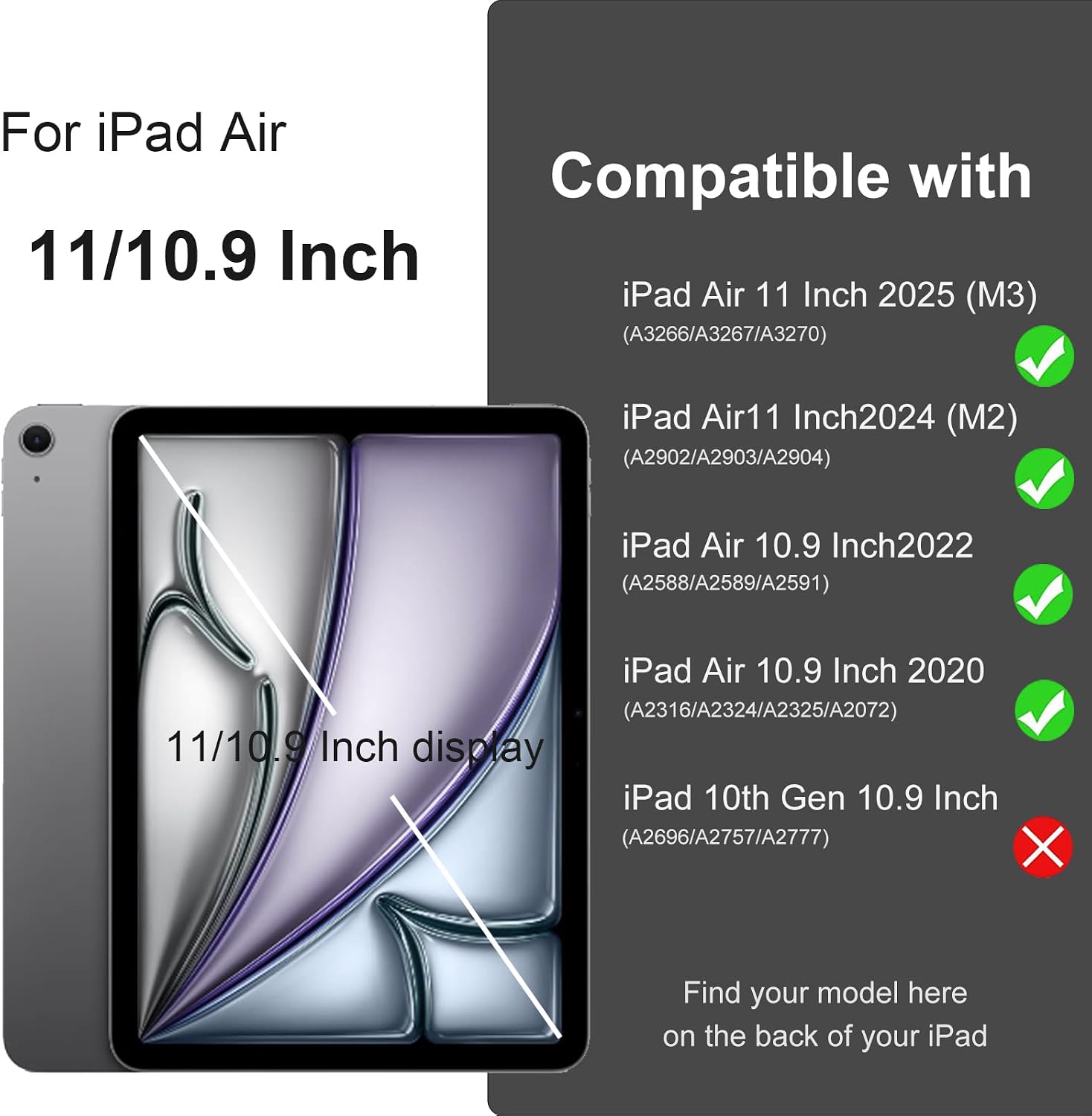 Detalle 2 de Vobafe iPad Air 11-inch case 2024 with pencil holder