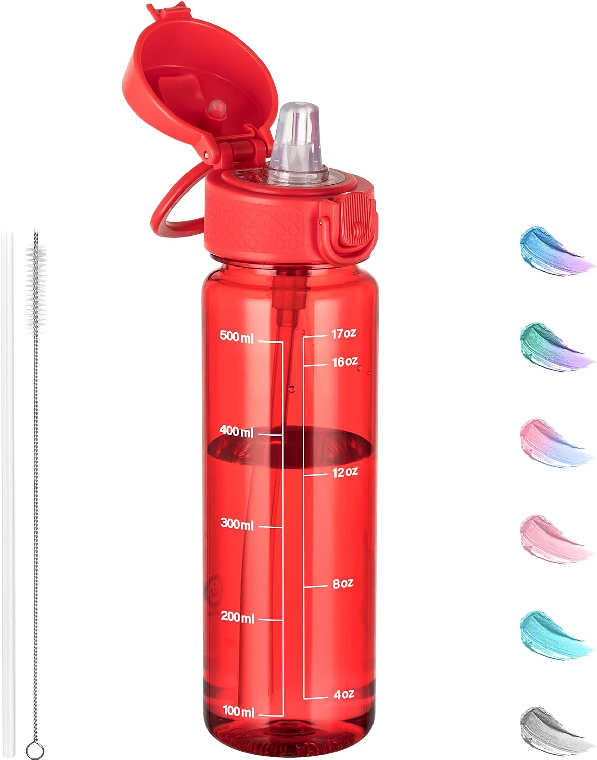 Detalle de GOPPUS 500ml Clear Tritan Water Bottle