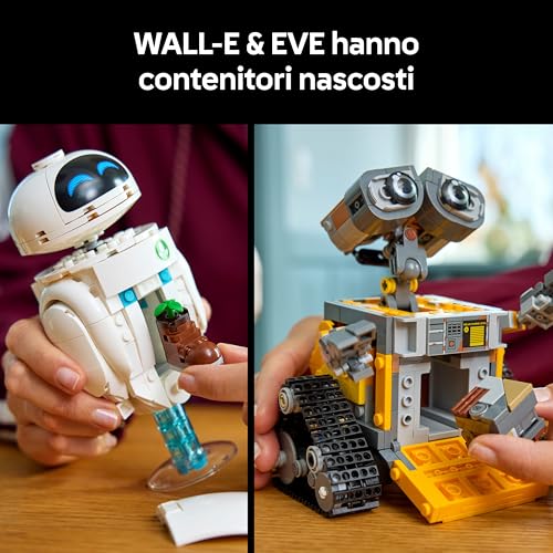 Thumbnail 2 de LEGO Disney Pixar WALL-E e EVE – Kit di Modellismo per Adulti da Esposizione (43279)