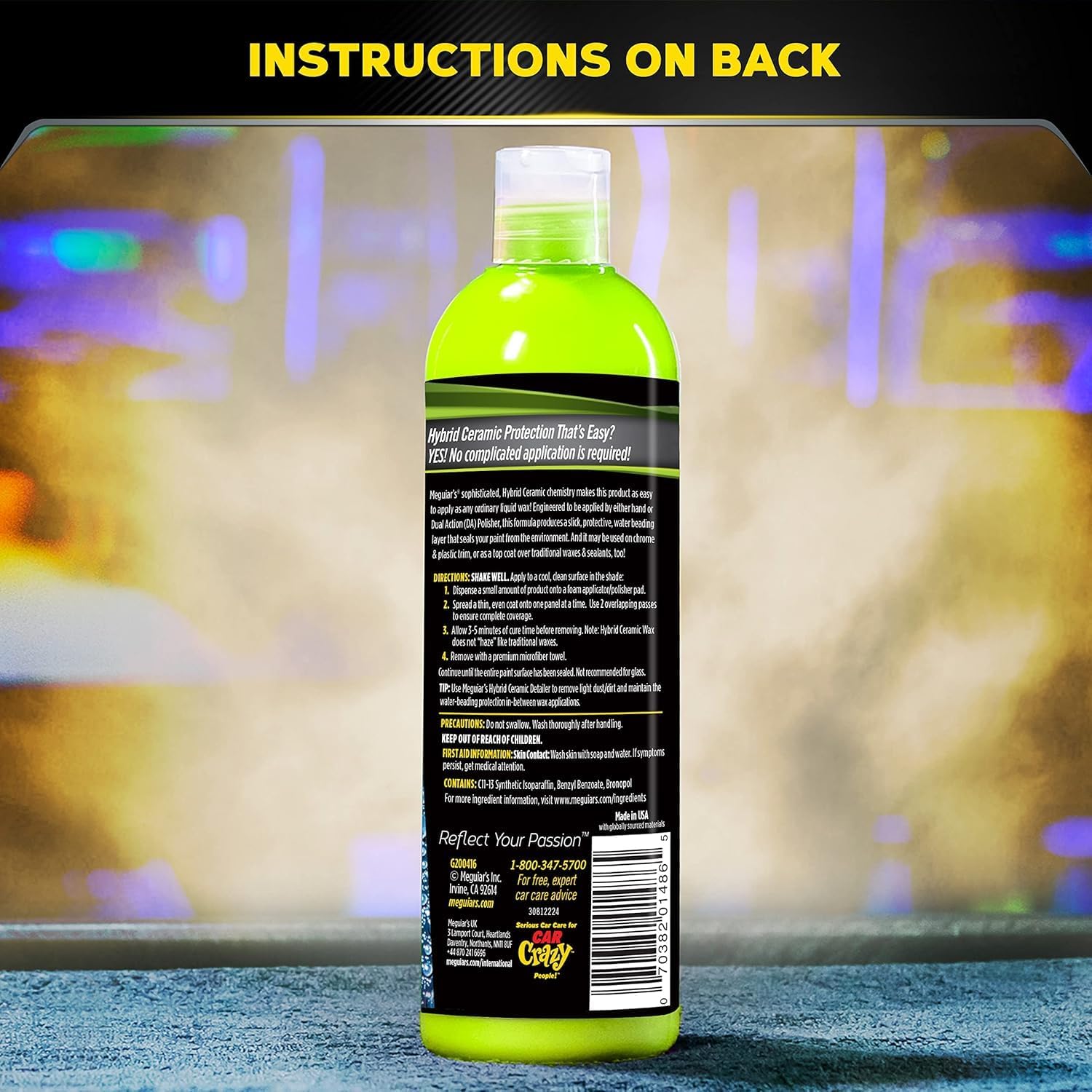 Thumbnail 6 de Meguiar's Hybrid Ceramic Liquid Car Wax: Advanced SiO2 Technology for Easy Ceramic Protection