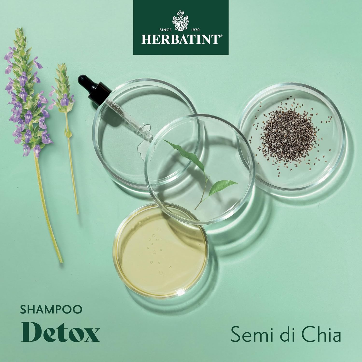 Detalle 2 de Herbatint Detox Shampoo 260 ml: shampoo biologico detoxificante e rigenerante