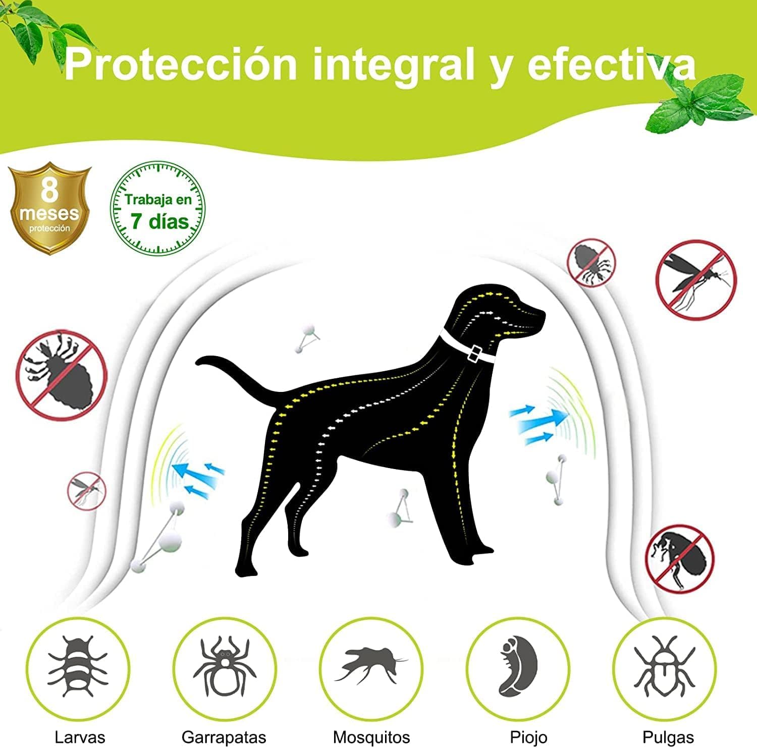 Thumbnail 4 de DEWEL Collar antipulgas para perros 63.5 cm