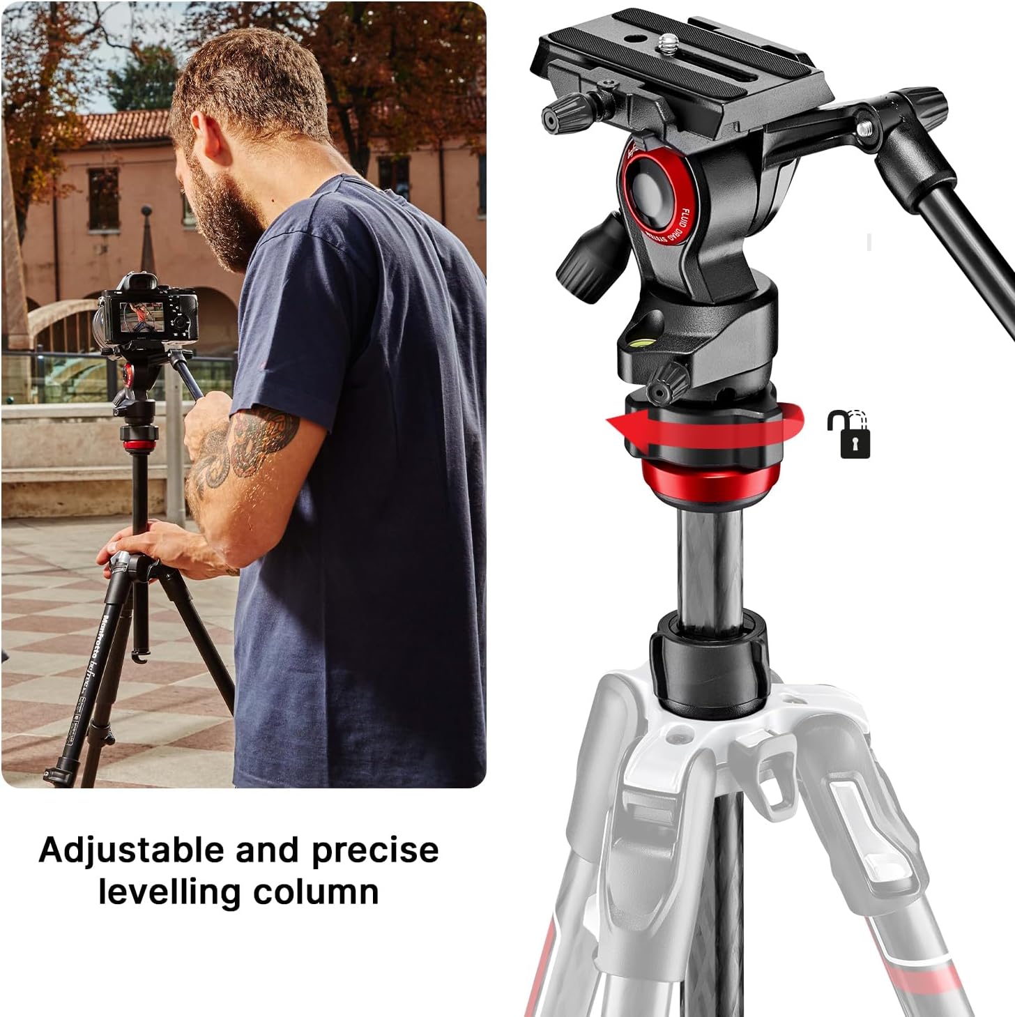 Detalle de Manfrotto MVKBFRTC-Live trépied voyage 4 kg