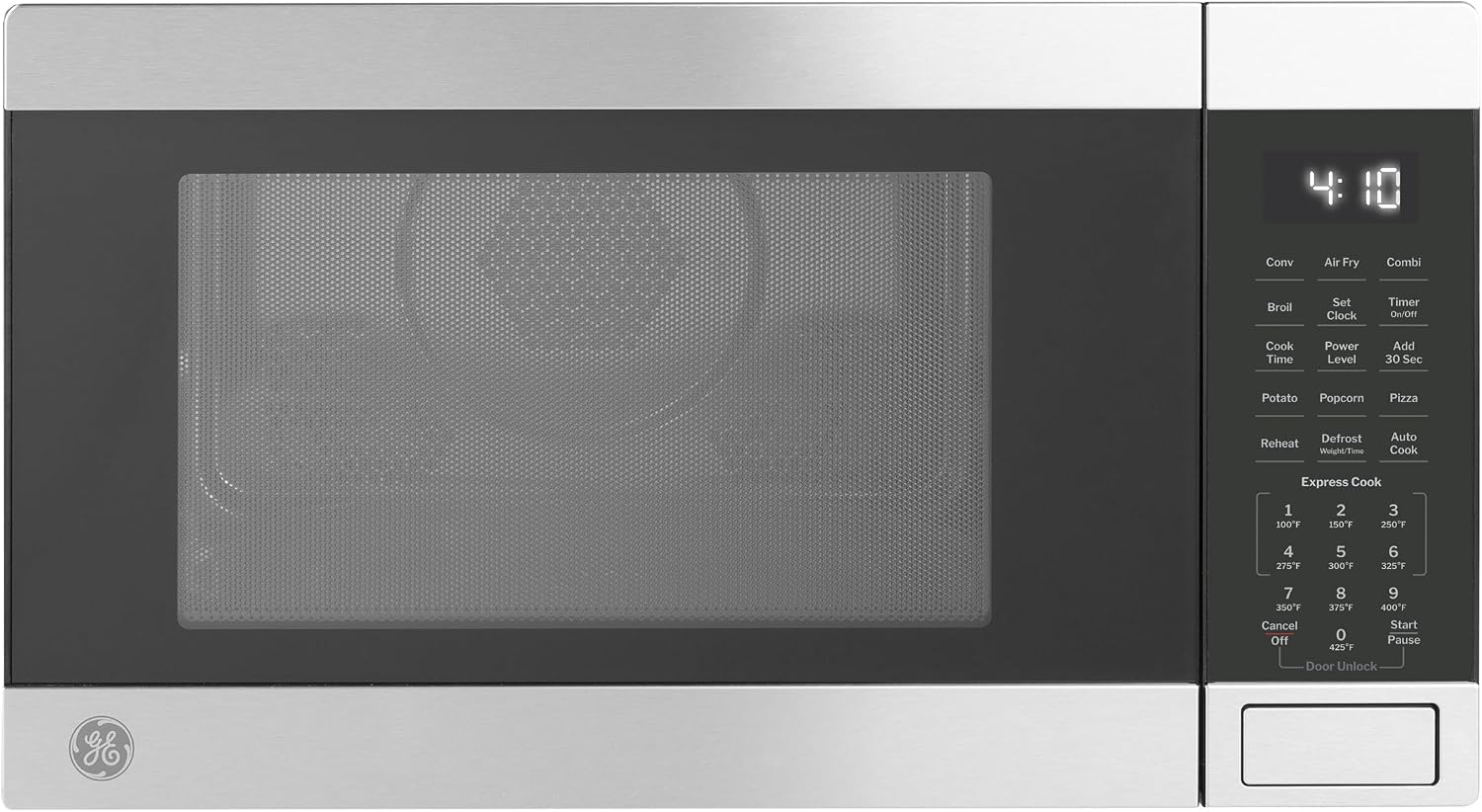 Detalle de GE GCST10A1WSS 1.0 Cu Ft Convection Microwave Oven