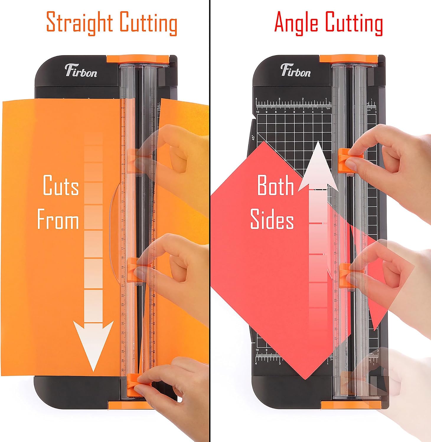 Detalle de Firbon A4 Paper Cutter: 12 Inch Paper Trimmer with Extended Ruler