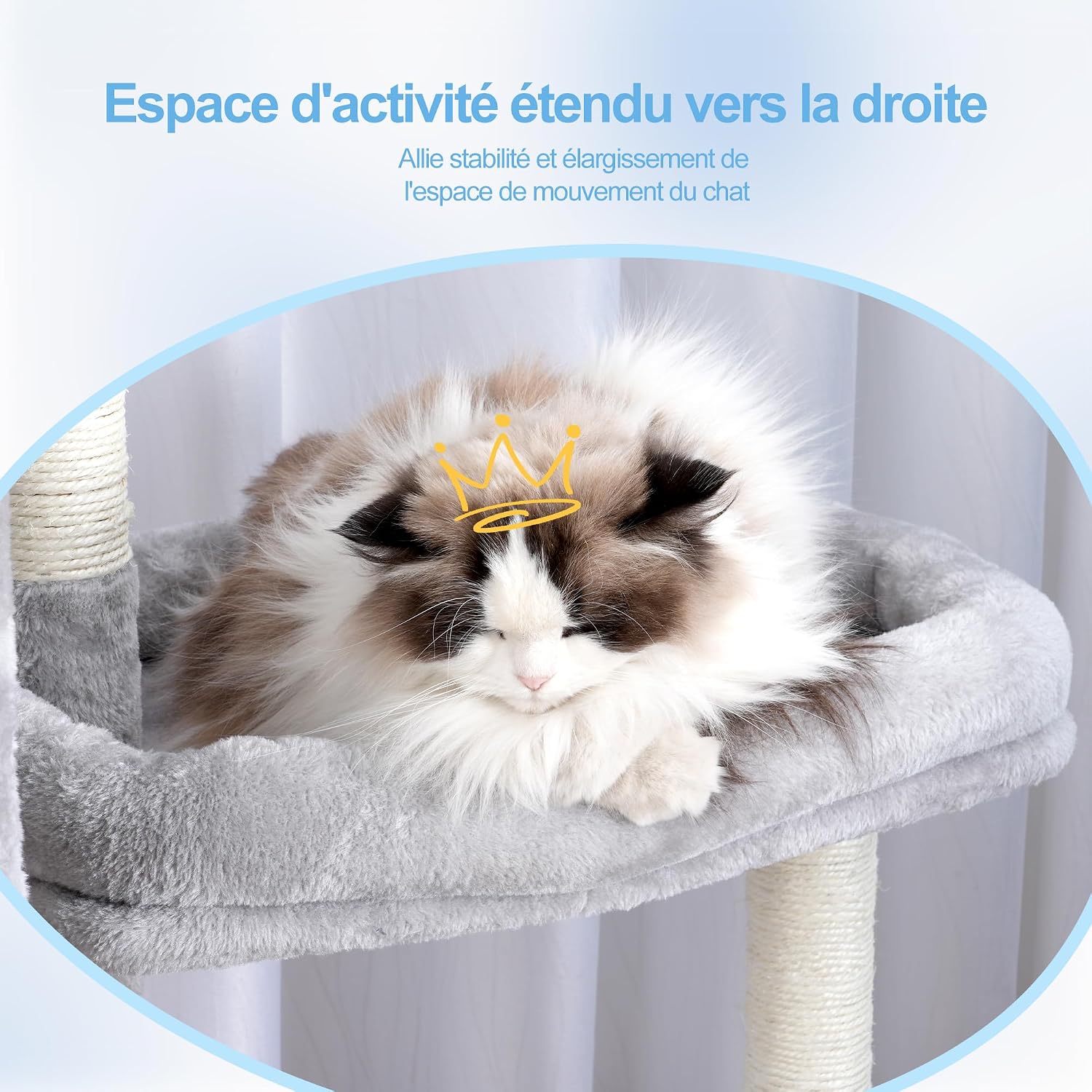 Thumbnail 4 de Hey-brother EMPJ038W Arbre Ă chat 180 cm đ±