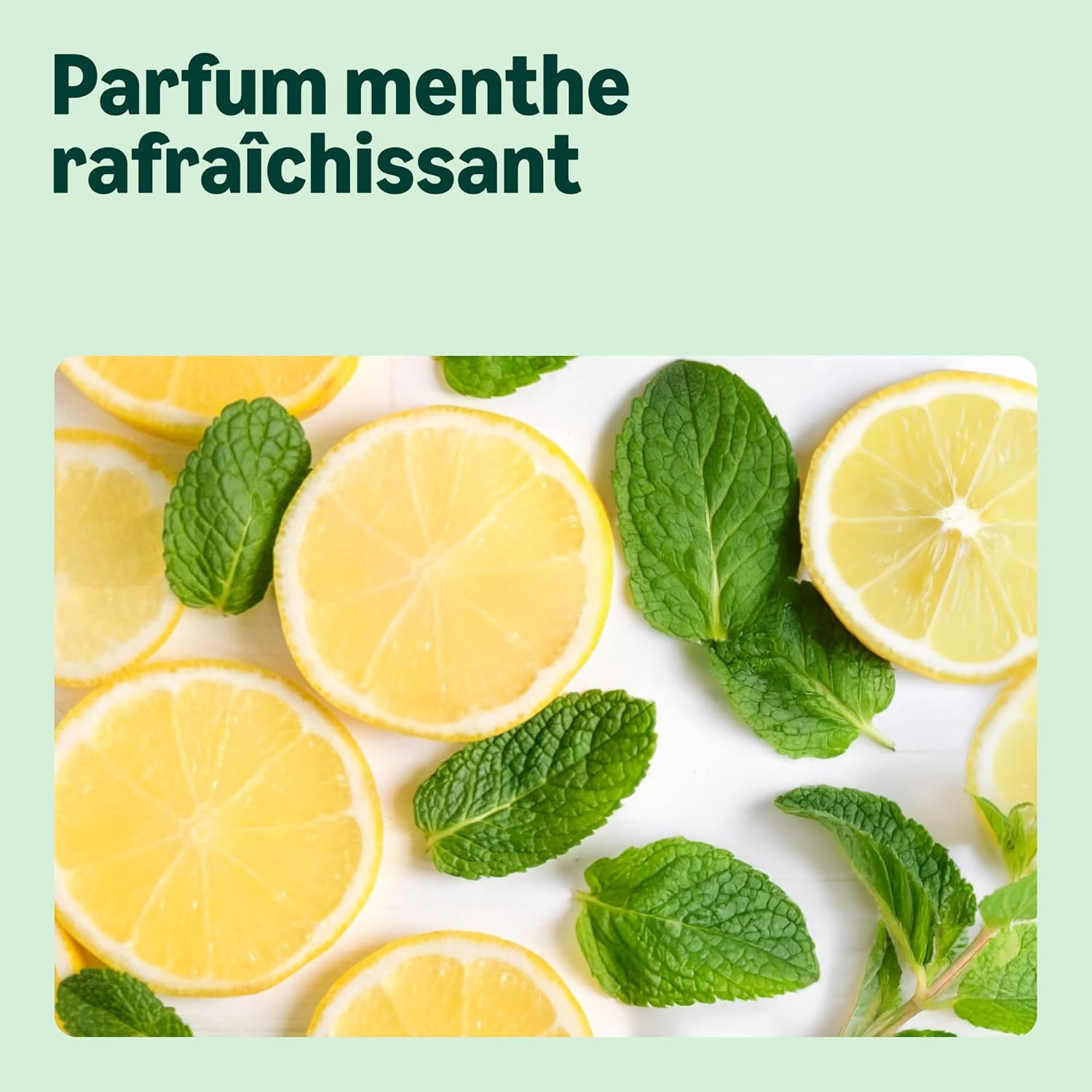 Detalle de Savon pour les mains Anti-odeurs 4 x 500 ml – neutralise les odeurs avec parfum citron-menthe
