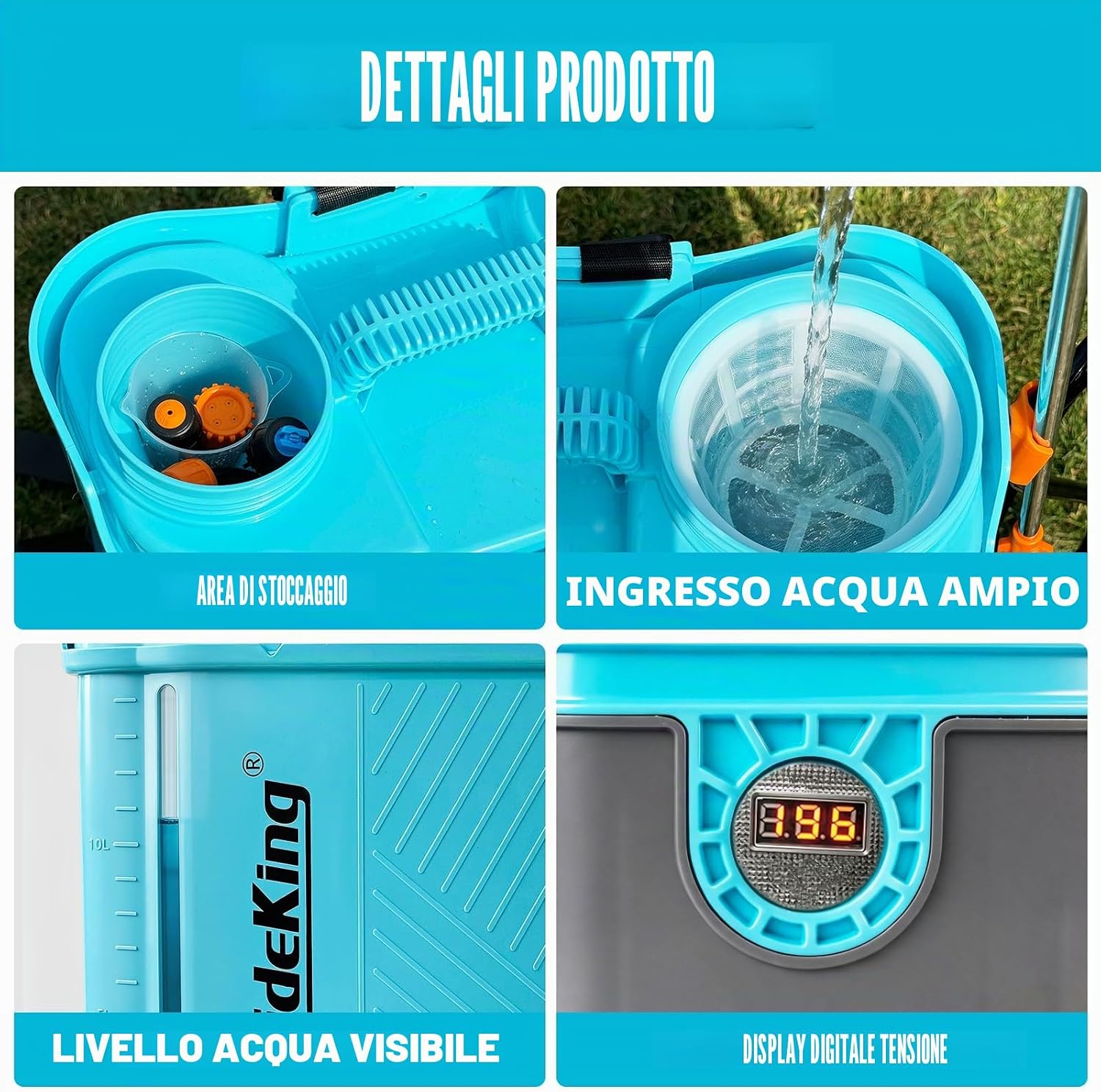 Thumbnail 5 de SideKing Pompa a Spalla a Batteria 16L: potenza e comodità per giardinaggio professionale