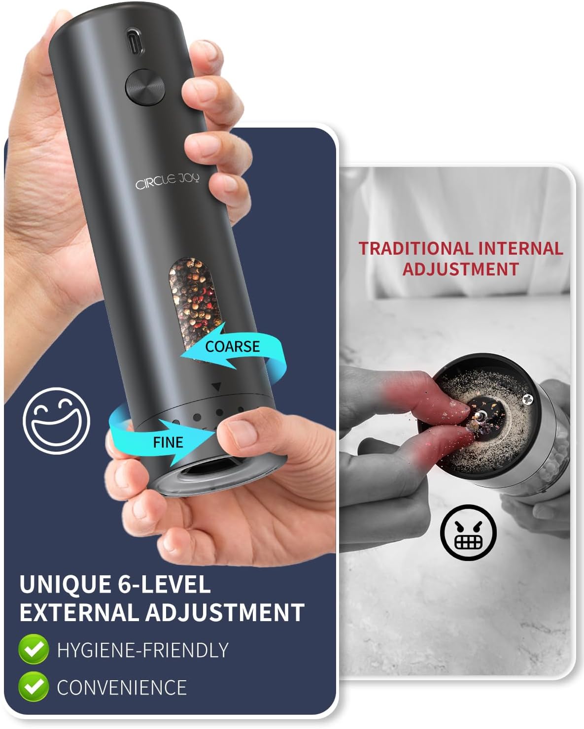 Thumbnail 1 de CIRCLE JOY 110ml Electric Grinder 🧂