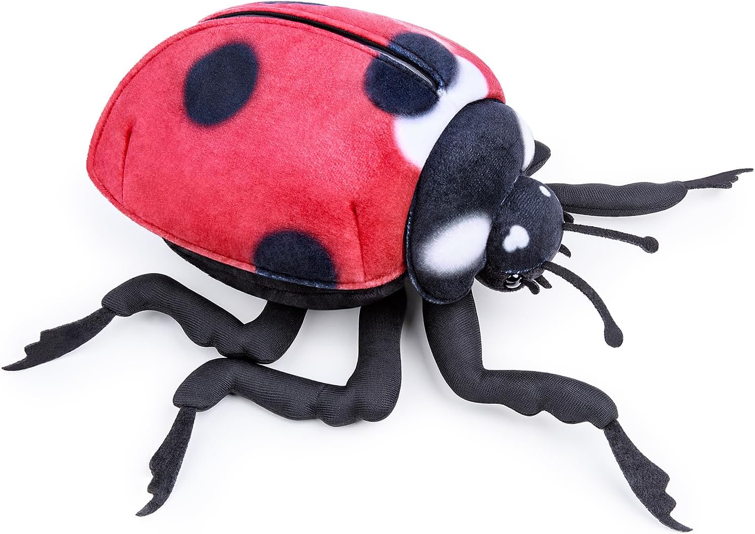 Detalle 2 de Lilizzhoumax Ladybug Plush Toy 10inch: Realistic, Soft & Cuddly Beetle for Play, Décor and Gifting