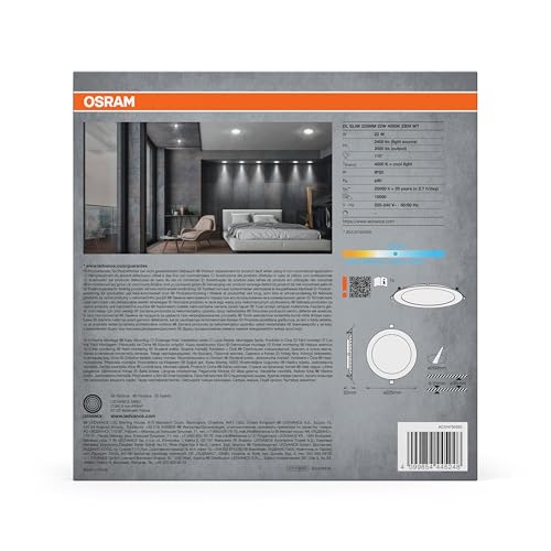 Thumbnail 2 de OSRAM Downlight LED Slim 225 mm, 22 W, 4000 K y luz de 2000 lúmenes