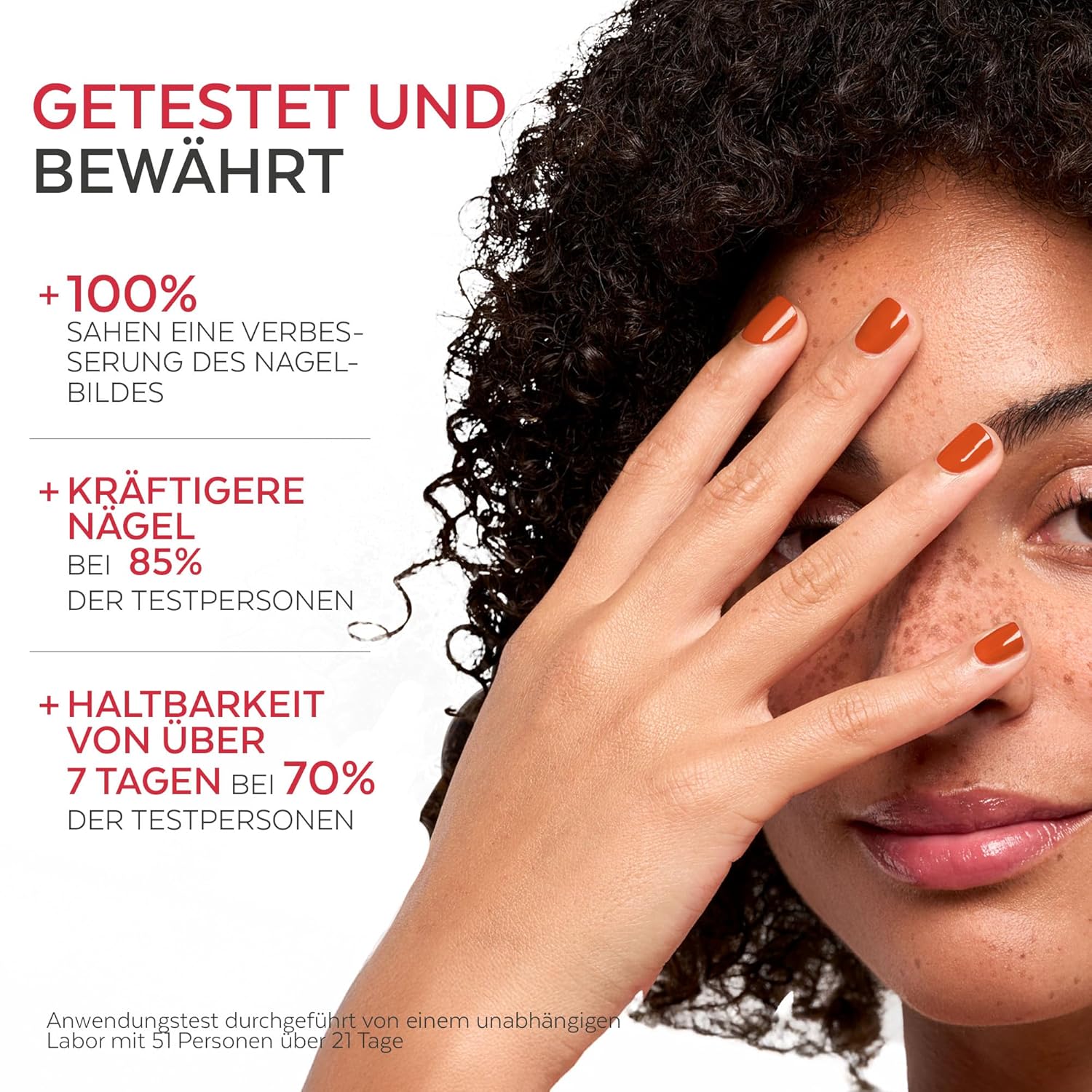 Detalle de PODERM TEEBAUM-Nagellack Color Care Mango – 2-in-1 Pflege & Farbergebnis für gelbe oder brüchige Nägel