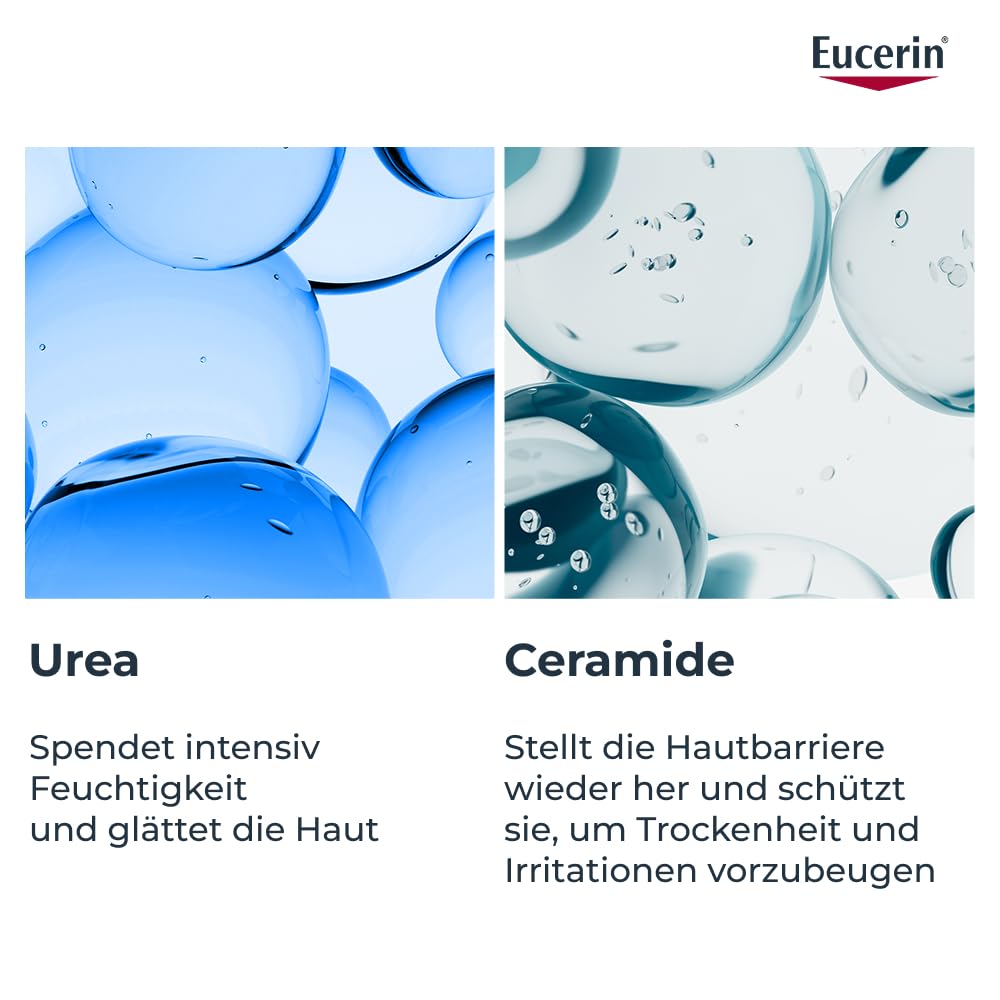 Detalle de Eucerin UreaRepair 5% Urea Feuchtigkeitslotion – 250 ml für trockene Haut