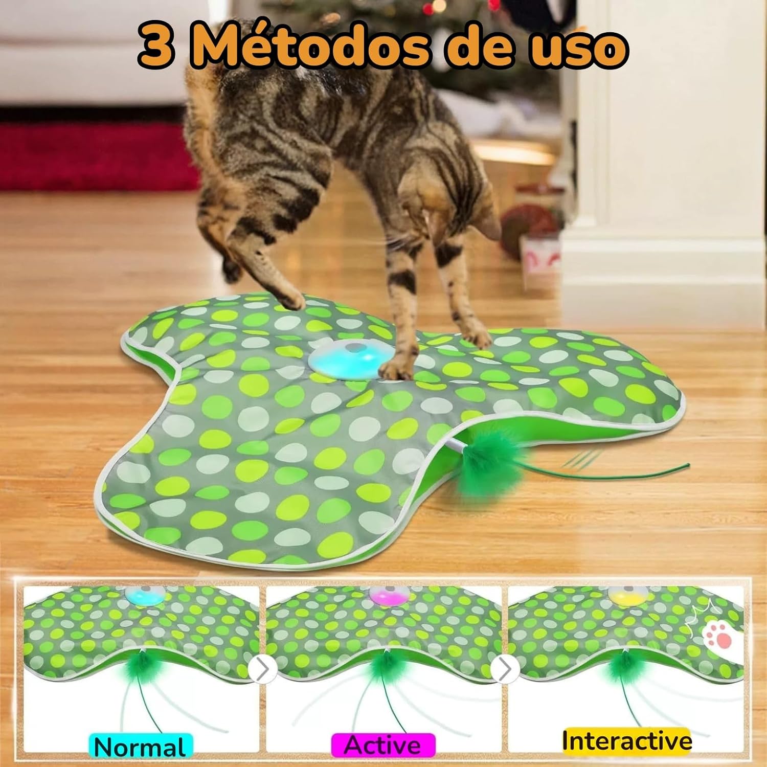 Thumbnail 3 de Kory Juguete Interactivo Gato con Manta de Escondite