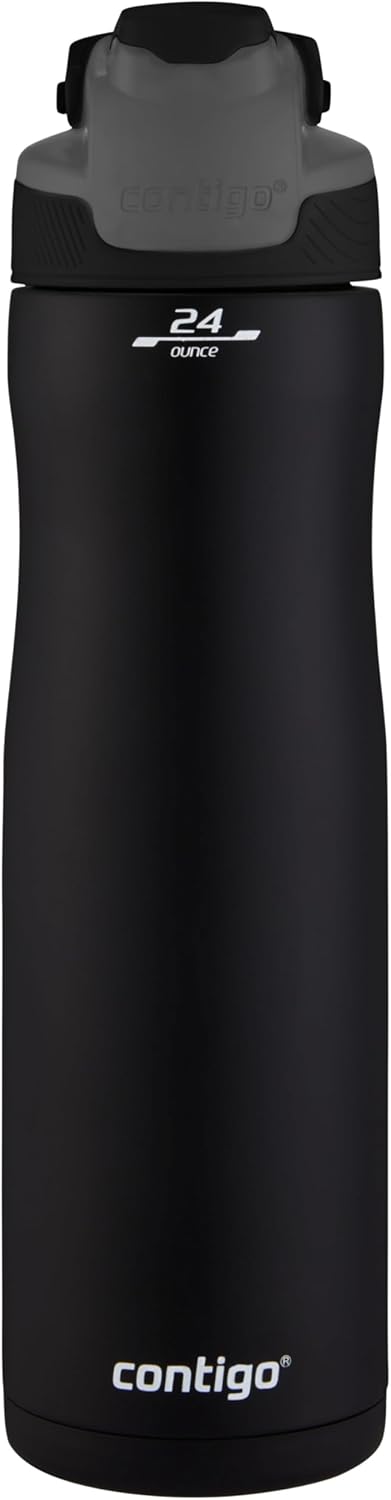 Detalle de Contigo Gourde Autoseal Chill Isotherme 720 ml – Inox Matte, Anti-fuite et fraîcheur garantie