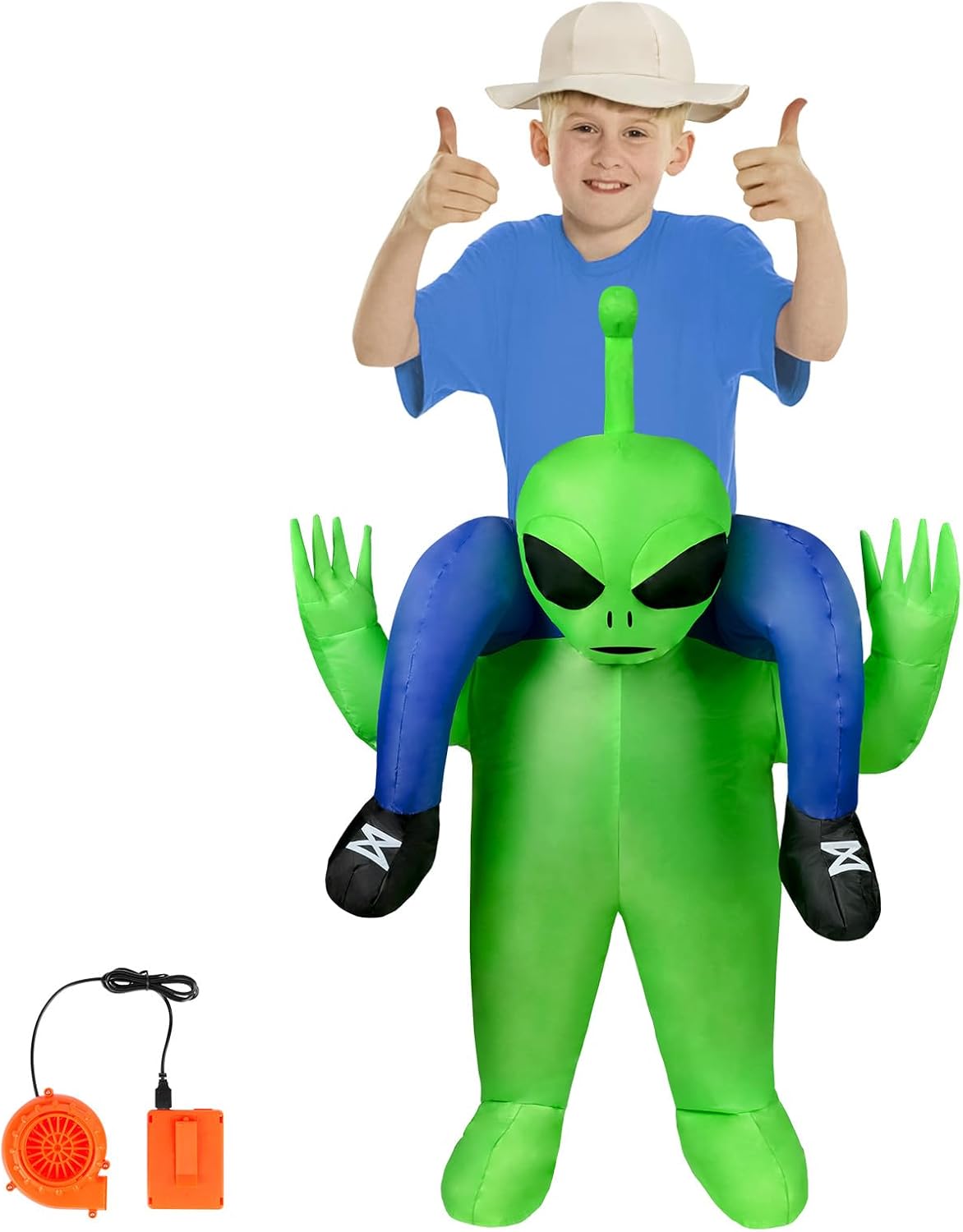 Detalle de AYBUY Aufblasbares Alien Kostüm 🎭
