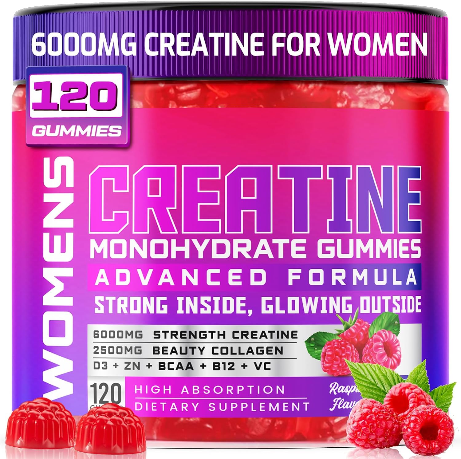 Detalle de Creatine Gummies, 120 Count
