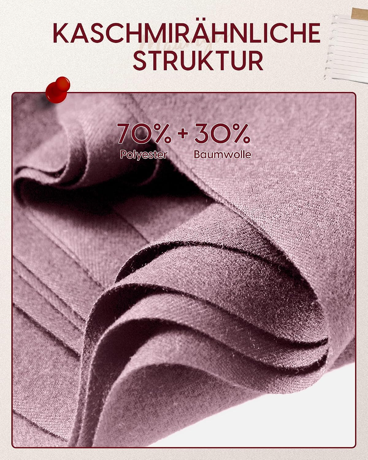 Detalle 2 de MaaMgic Pashmina Schal Damen, 20+ Farben 🧣