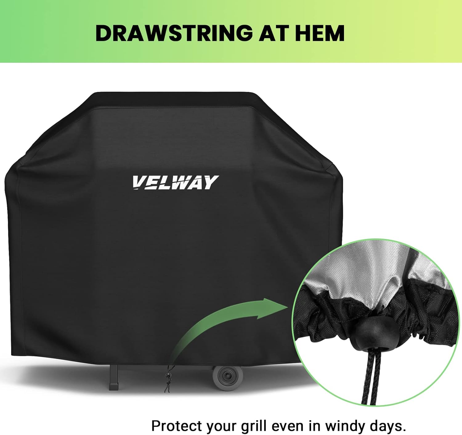 Thumbnail 2 de Velway Barbecue Cover 147x61x117 cm BBQ cover