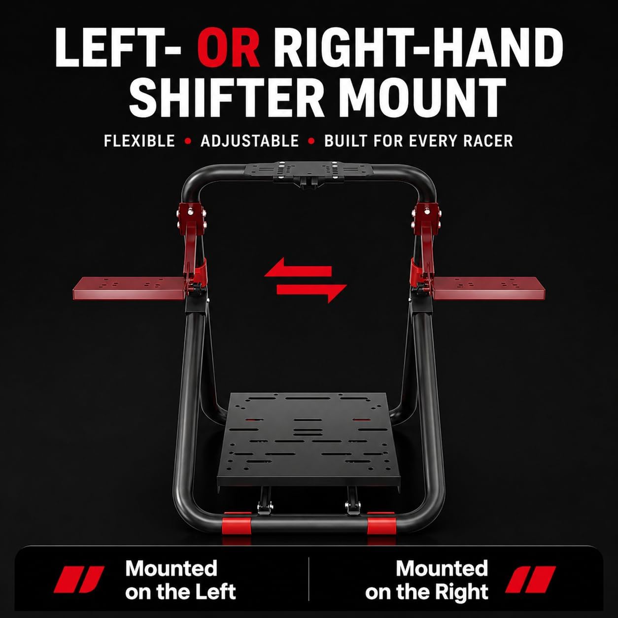 Thumbnail 5 de Steering Wheel Stand for Logitech G29/G920/G923 RS50 — Foldable, Adjustable Racing Wheel Stand with Pedal Support