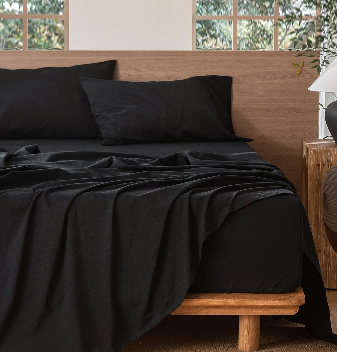 Thumbnail 4 de MOOMEE Twin washed cotton sheet set