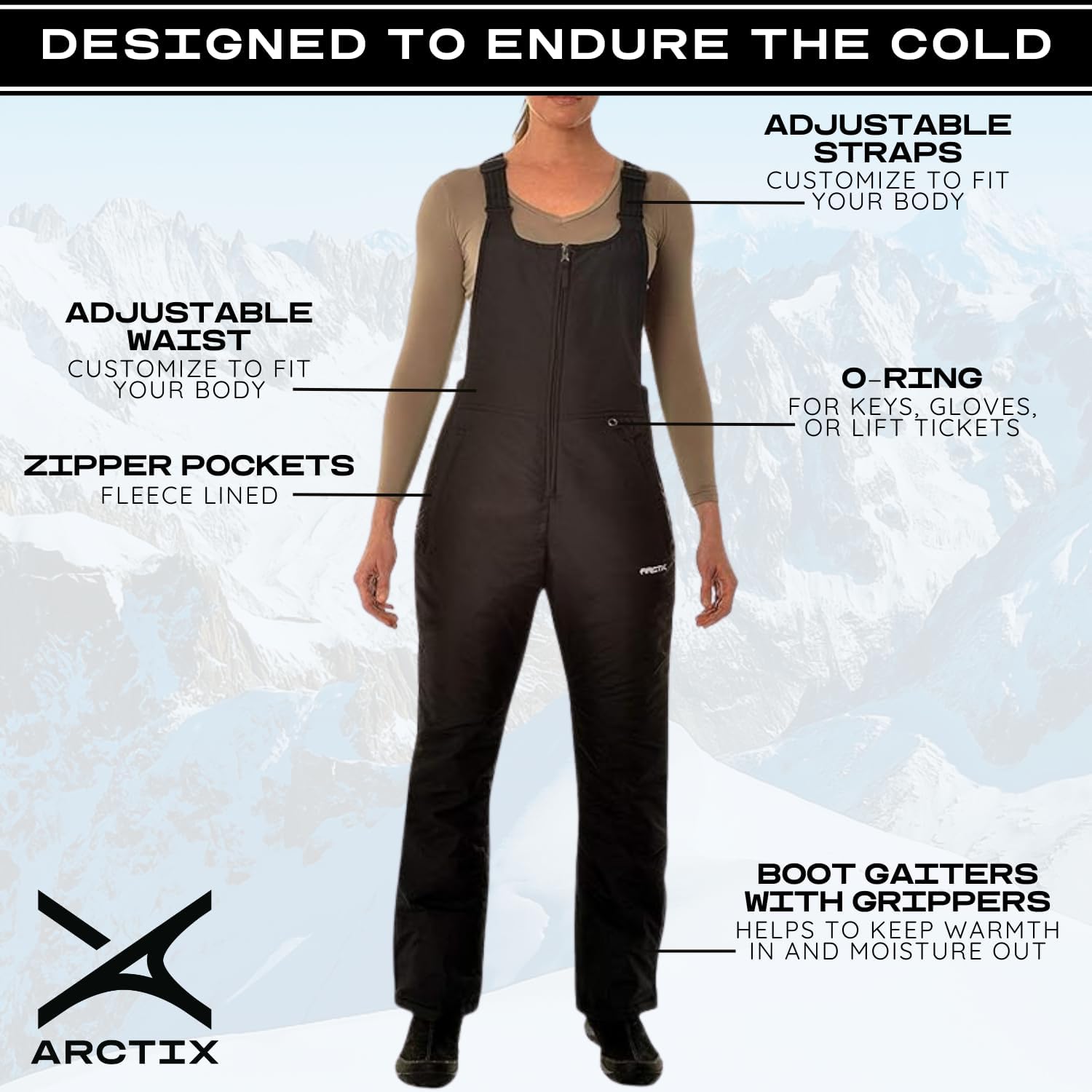 Thumbnail 4 de Arctix Basic Thermal Bib Overall for Women 🪡
