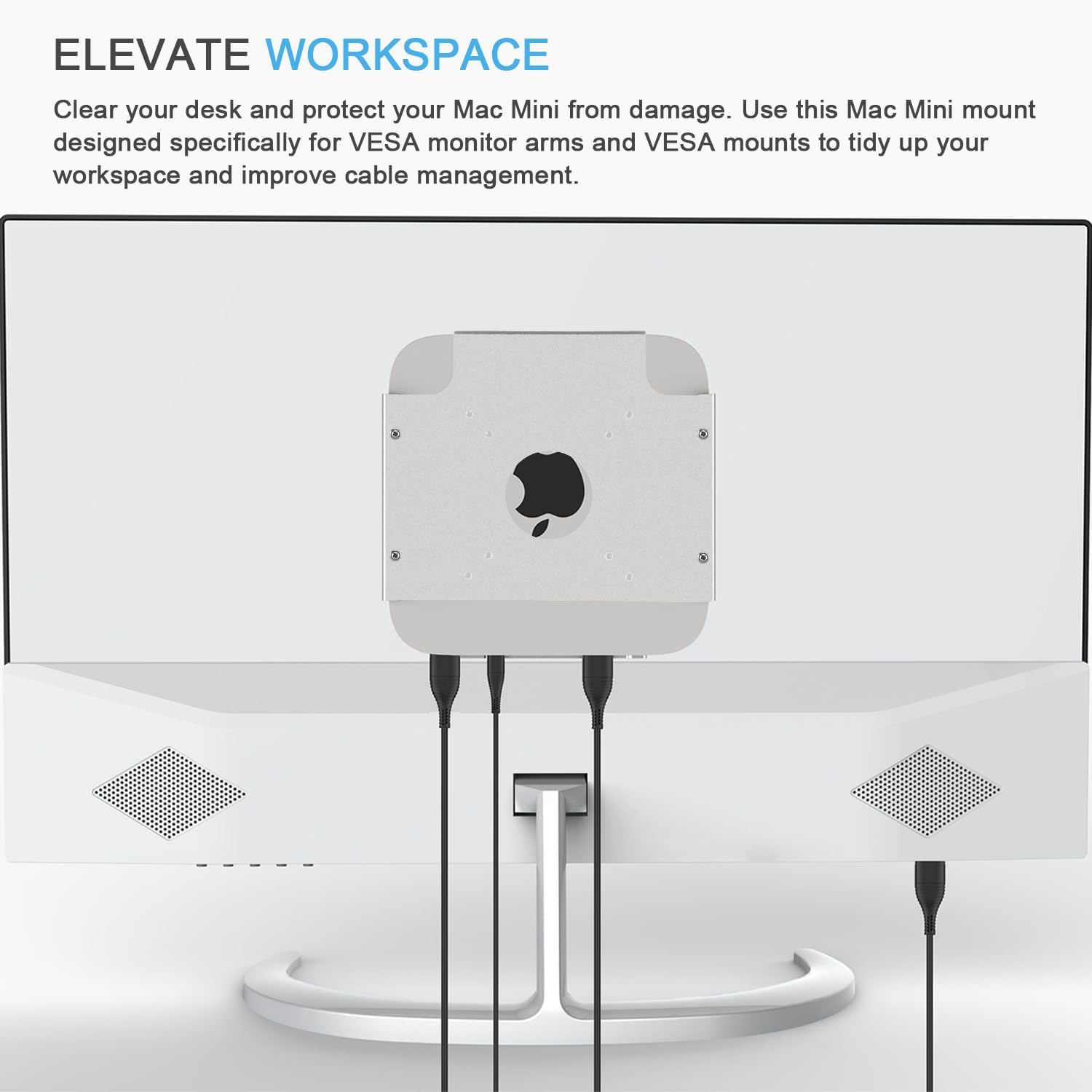 Thumbnail 6 de IFCASE アルミニウム製VESAブラケット Mac mini用 シルバー・75mm/100mm対応
