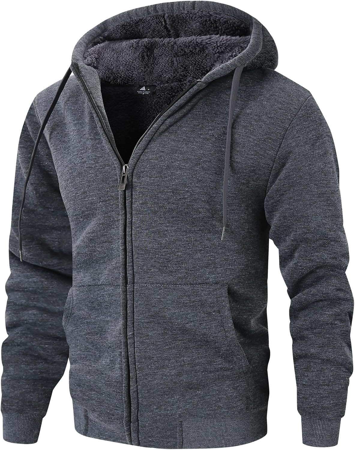 Thumbnail 6 de ZITY Men's Zip Up Hoodie Heavyweight 1 Jacket