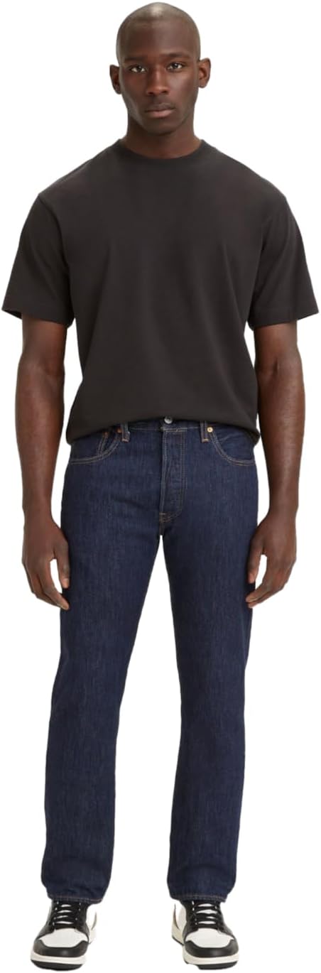 Detalle de Levi's 501 Original Fit, vaqueros rectos de hombre One Wash 36W / 30L