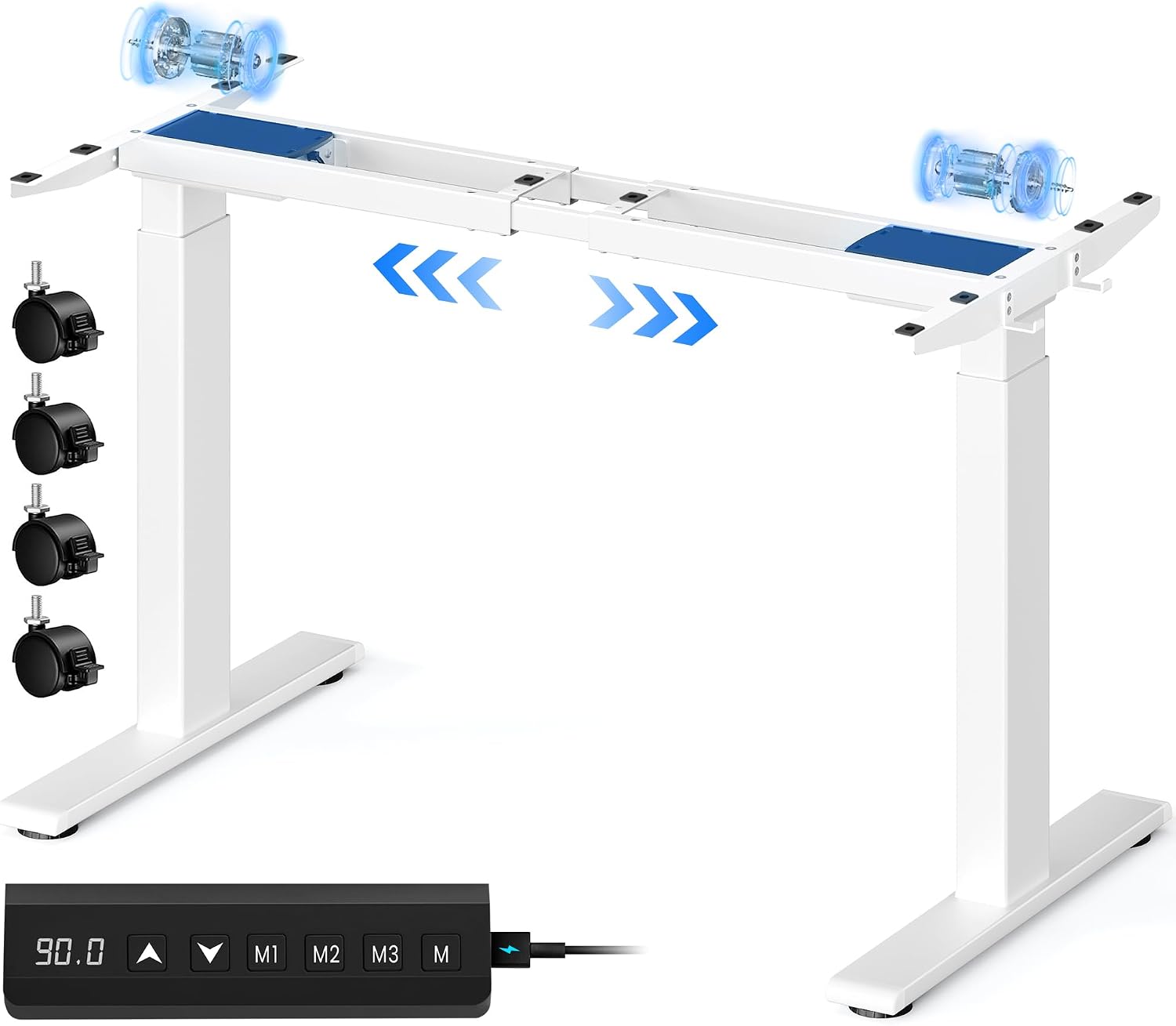 Songmics Cadre de Bureau Électrique LSD019W01V1