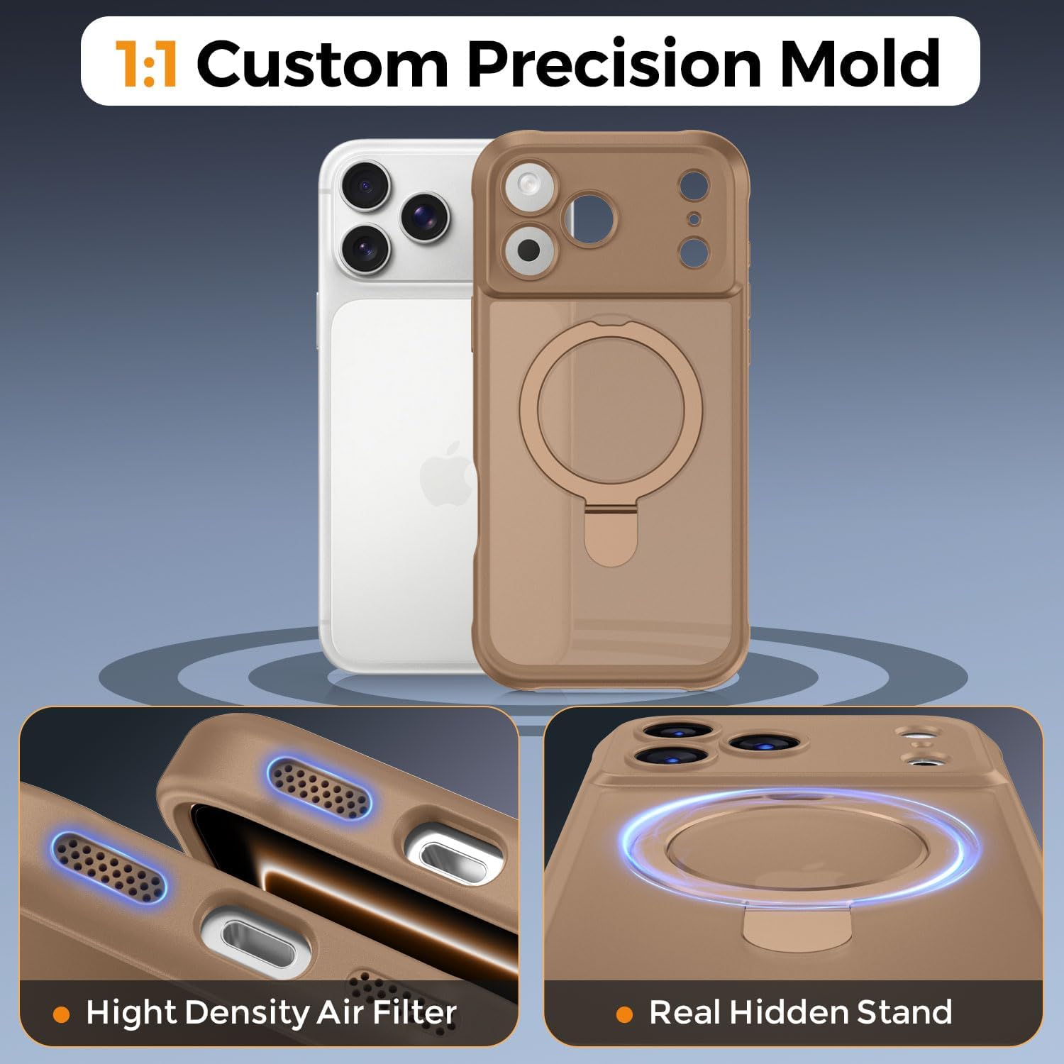 Thumbnail 6 de MOCCA Design Case for iPhone 17 Pro Max with MagSafe and Invisible Magnetic Ring Stand