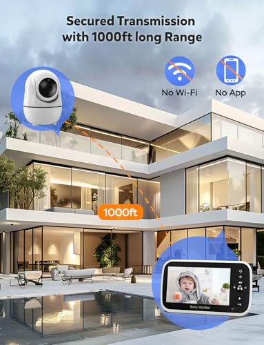 Thumbnail 5 de GoodBaby 5" Baby Monitor with Camera and Audio No WiFi