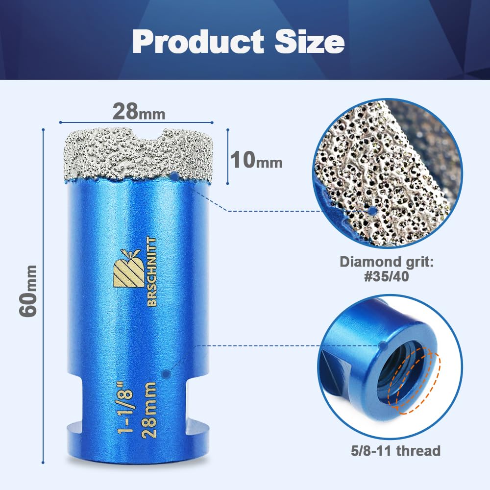 Detalle de BRSCHNITT Diamond Core Drill Bit 28 mm