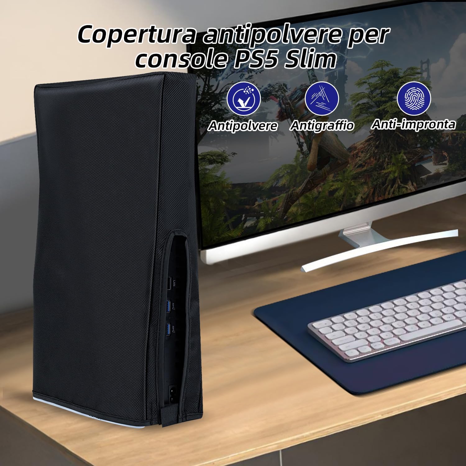 Detalle 2 de Wigearss Copertura Antipolvere per PS5 Slim
