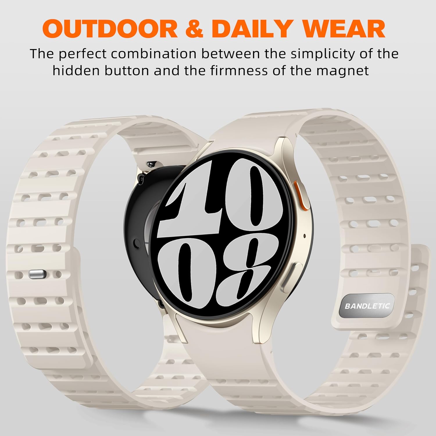 Detalle 2 de Bandletic Magnetic Strap for Galaxy Watch 44mm