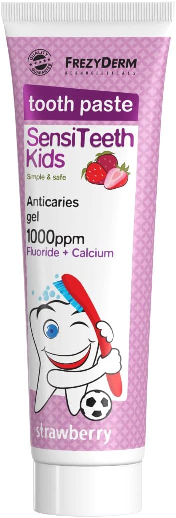 Detalle 2 de Frezyderm Oral Hygiene Sensiteeth Kids Toothpaste 1000 ppm – Dentifrice enfant sans gluten ni parabènes