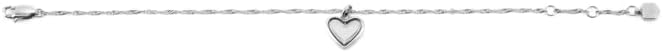 Thumbnail 4 de FOSSIL Damen Edelstahl Kettenarmband mit Karabinerverschluss – schmales Design, Silberton