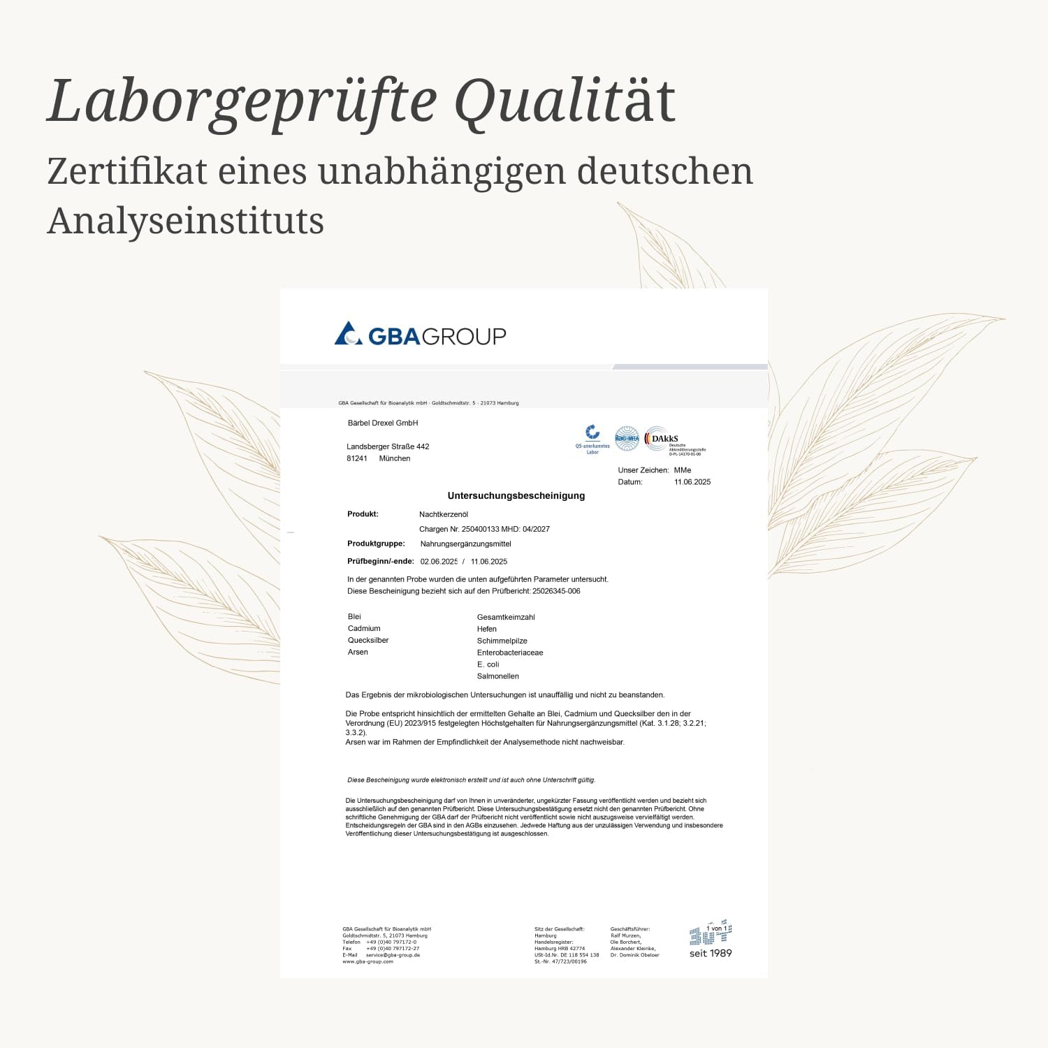 Detalle 2 de BÄRBEL DREXEL Nachtkerzenöl 2000 mg Kapseln
