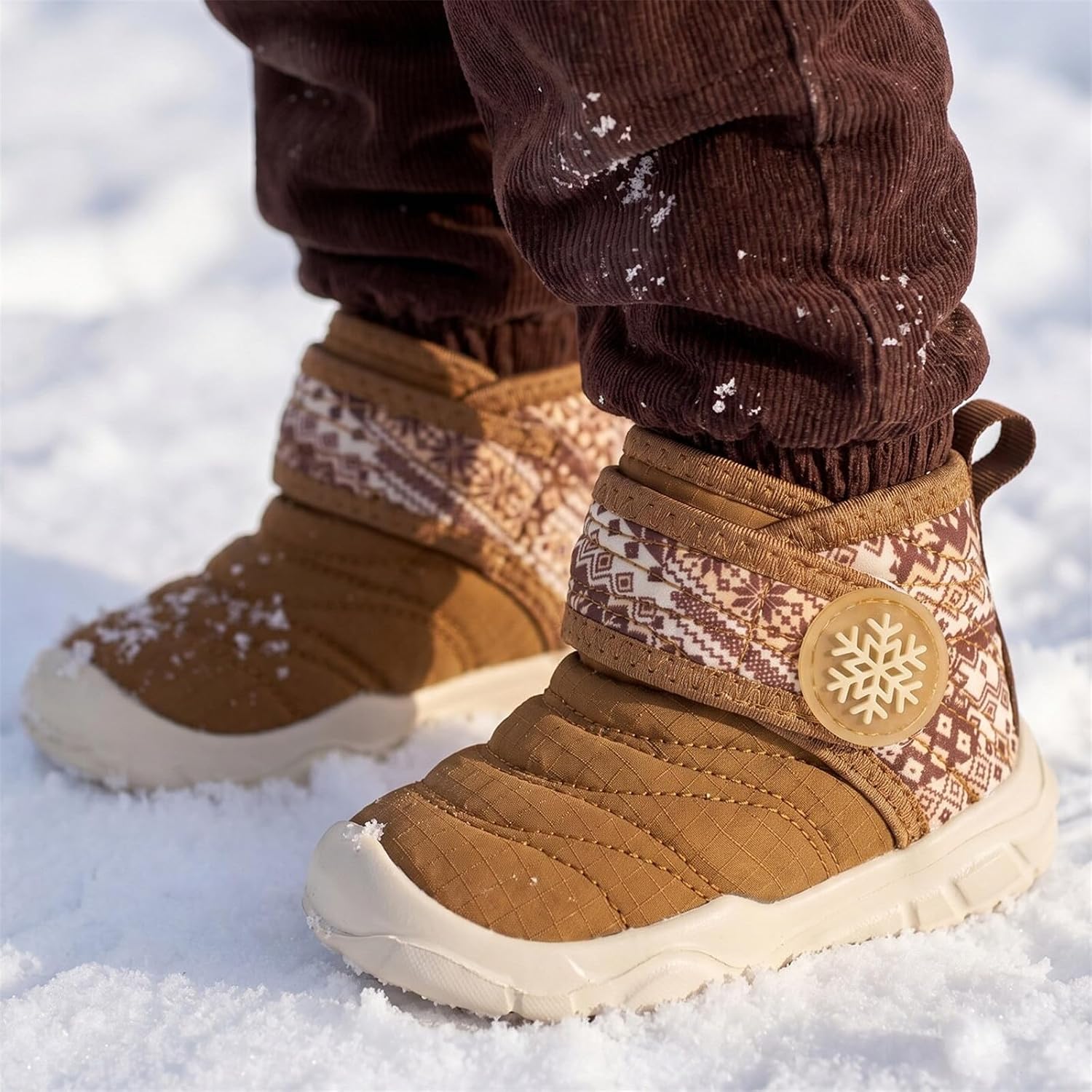 Detalle 2 de BARERUN Toddler Winter Boots with Faux Fur