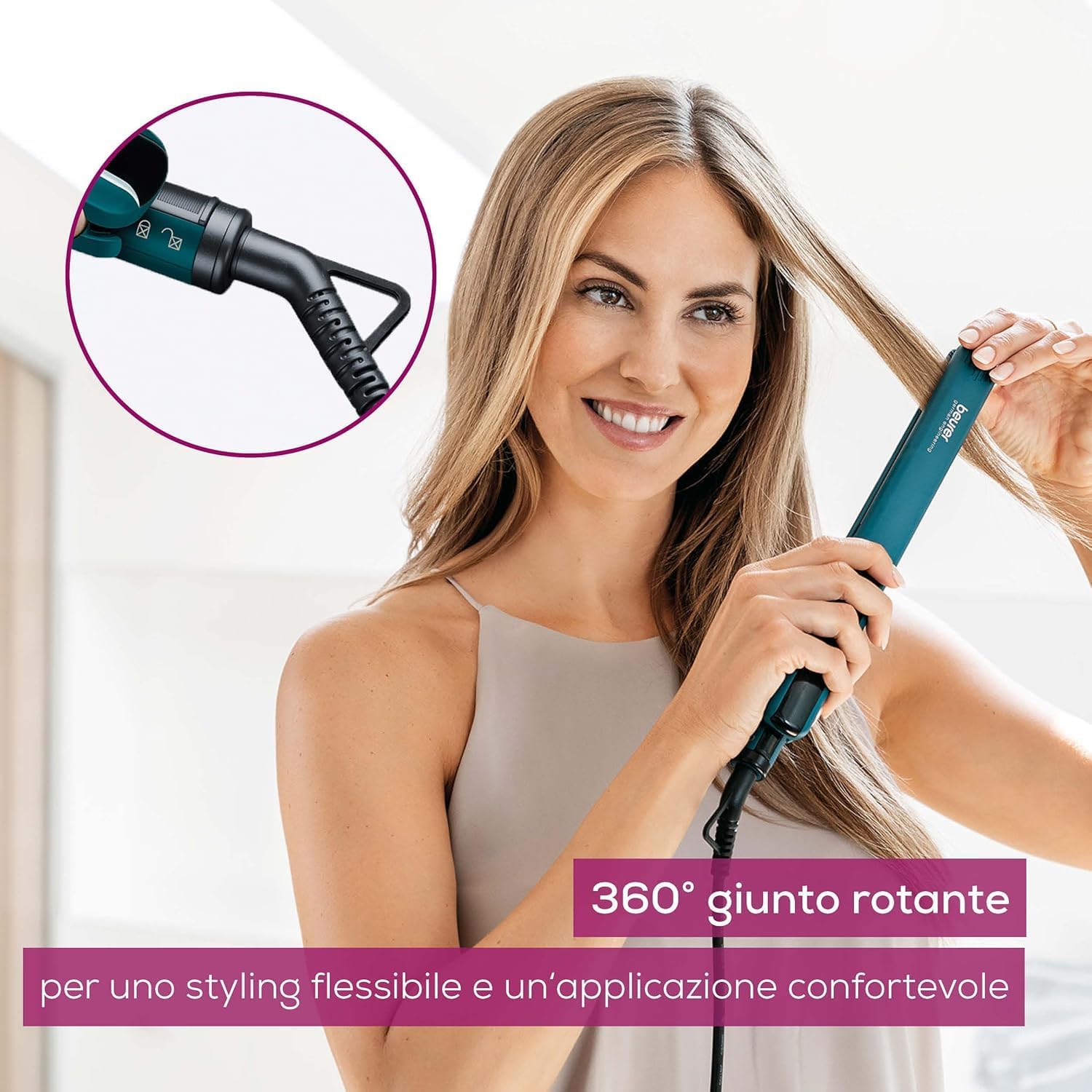Thumbnail 1 de Beurer HS 50 Ocean Piastra per Capelli 120–220°C