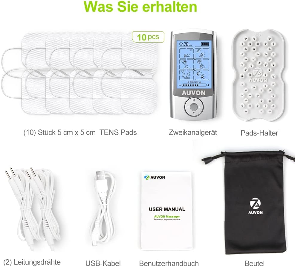 Thumbnail 6 de AUVON TENS Gerät 24 Programme – Schmerztherapie