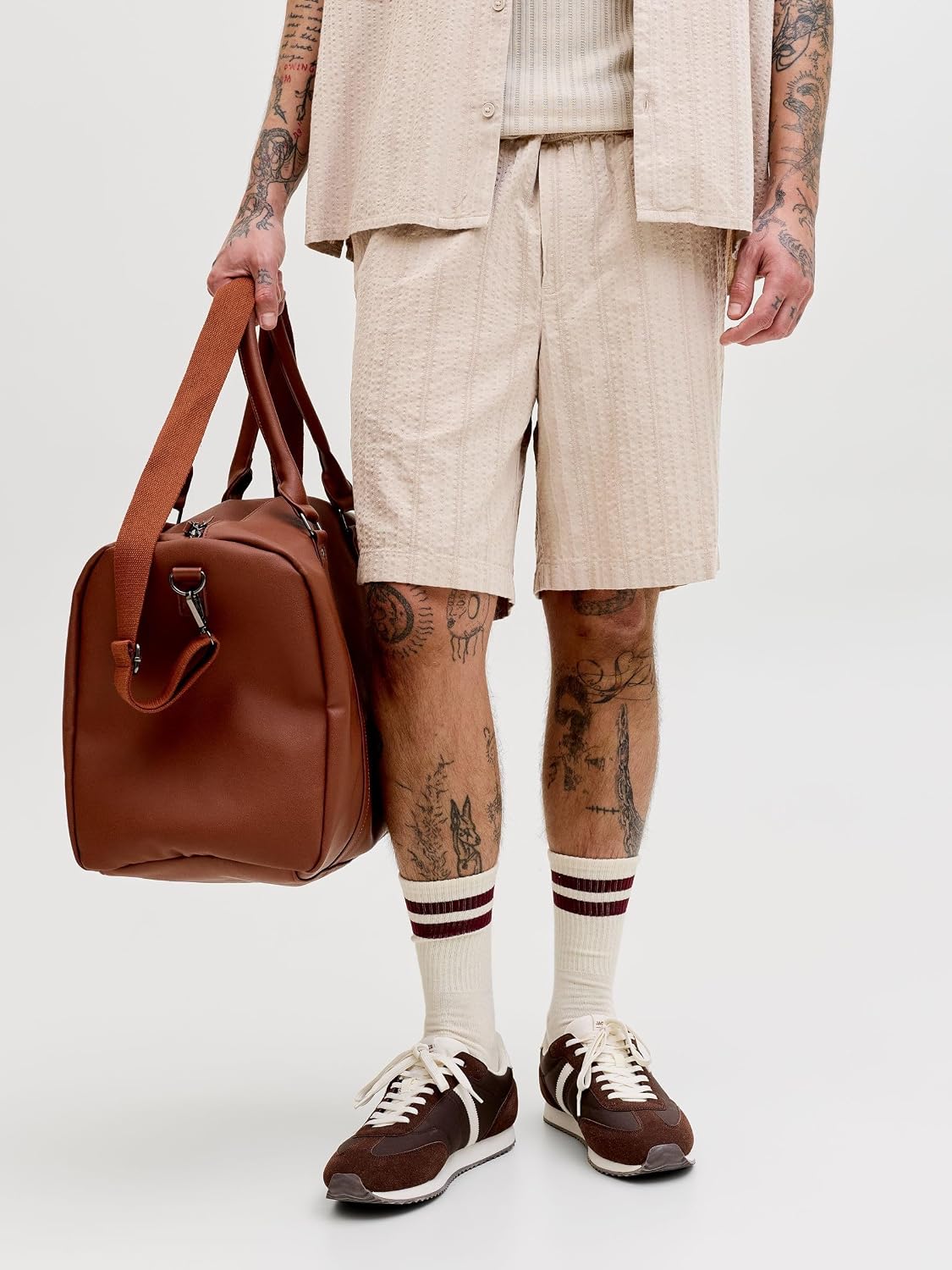 Detalle 2 de Jack & Jones Jpstjaiden Tyson Jogger Short SN – Pantaloncini da Jogging Uomo