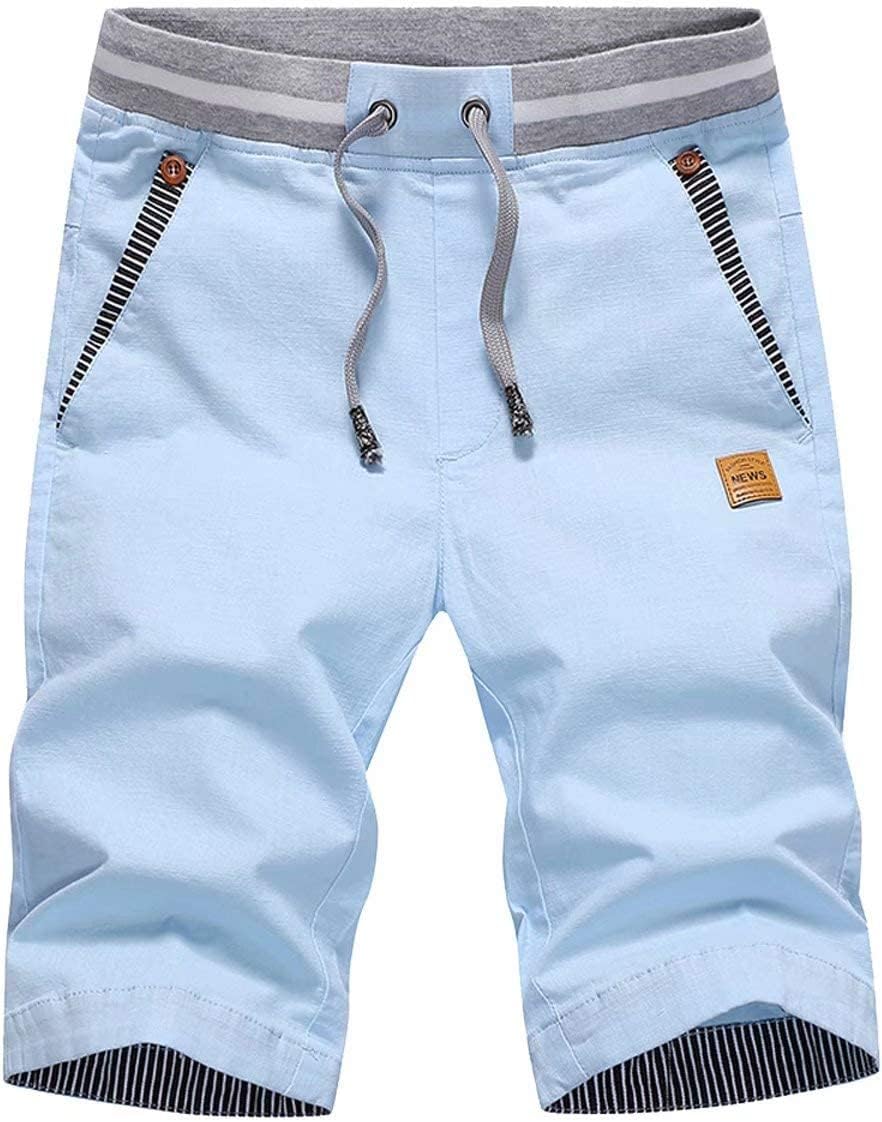 Thumbnail 5 de Tansozer Men's Casual Classic Fit Drawstring Shorts with Elastic Waist and Pockets