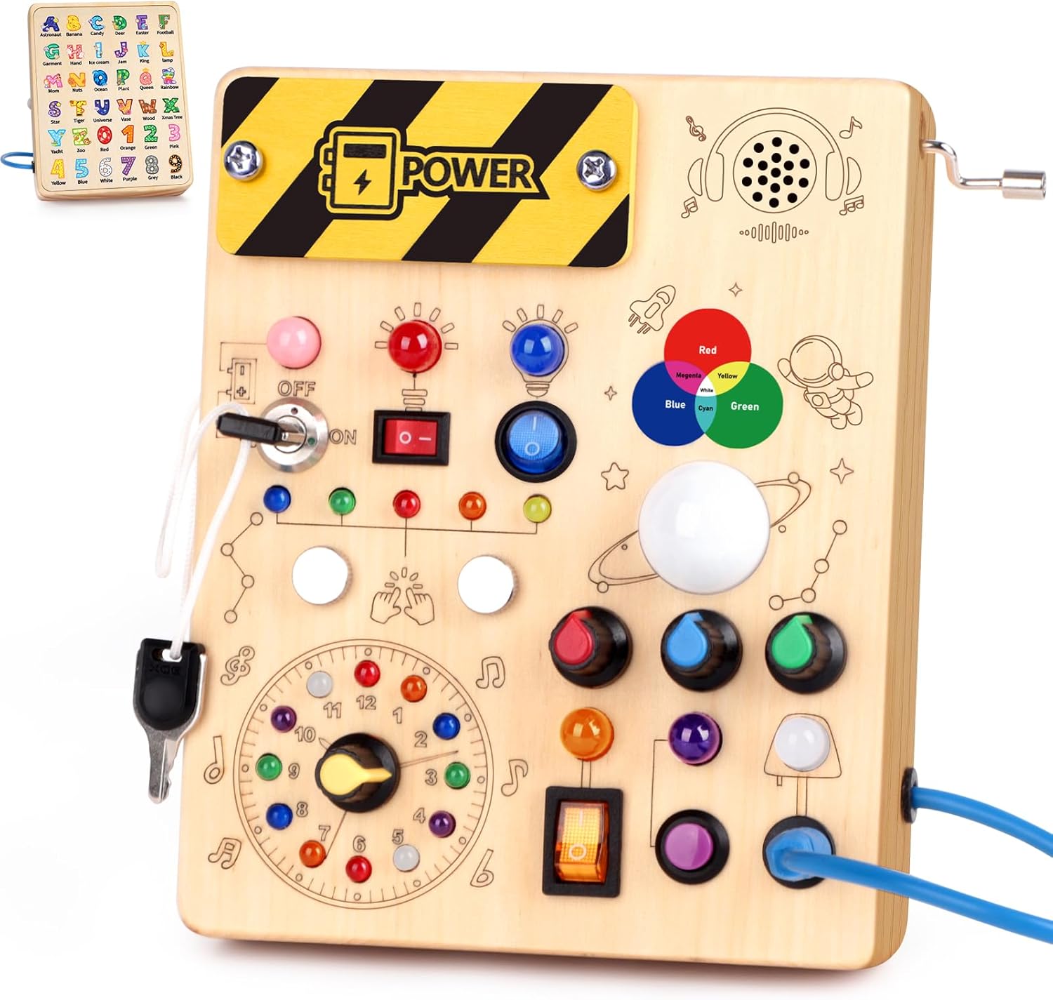Thumbnail 6 de Grarain Busy Board for Toddlers 6.7in