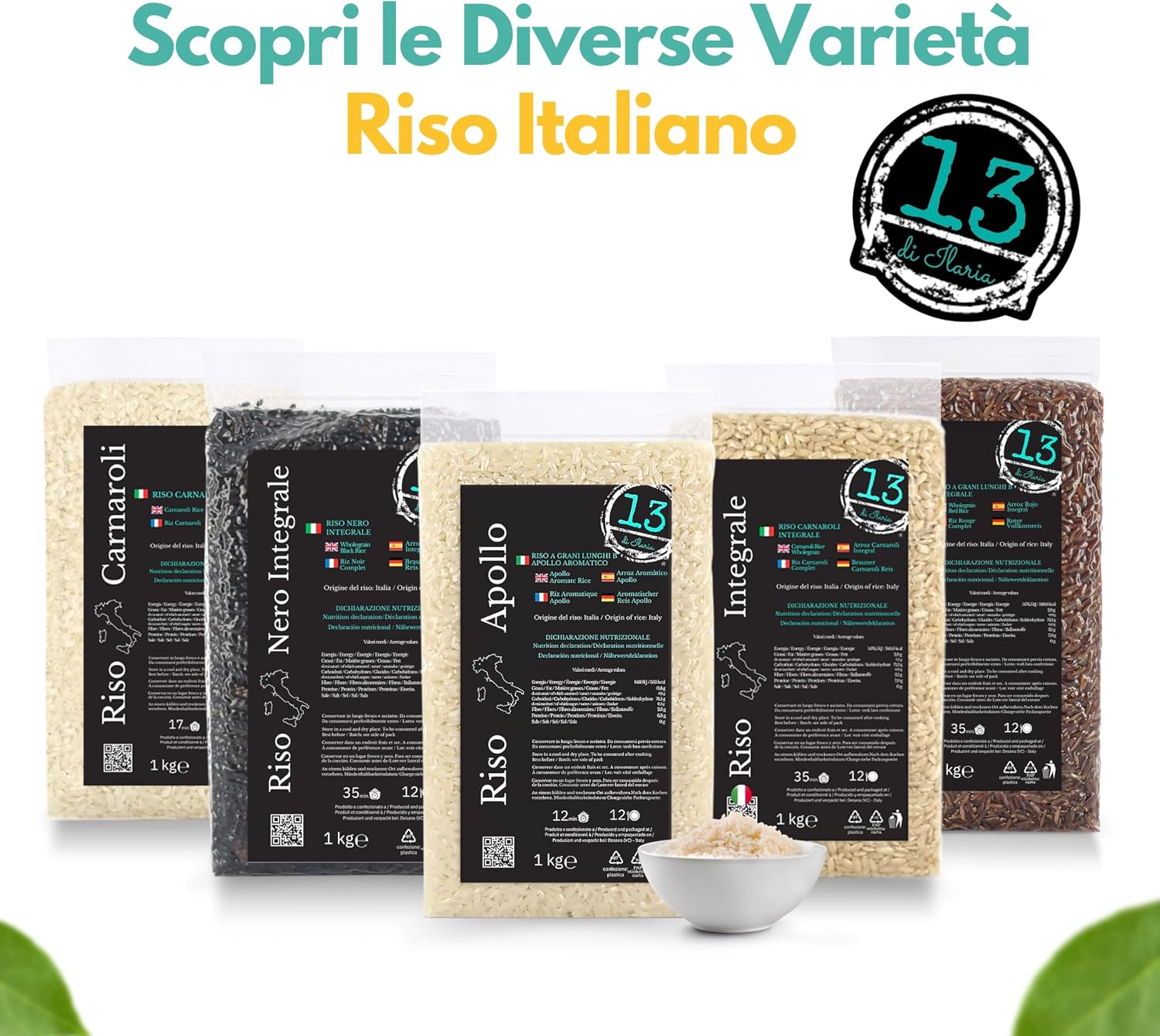 Thumbnail 6 de Riso Apollo Italiano 2 kg (2x1 kg) – Senza Glutine e Profumato, Coltivato in Piemonte