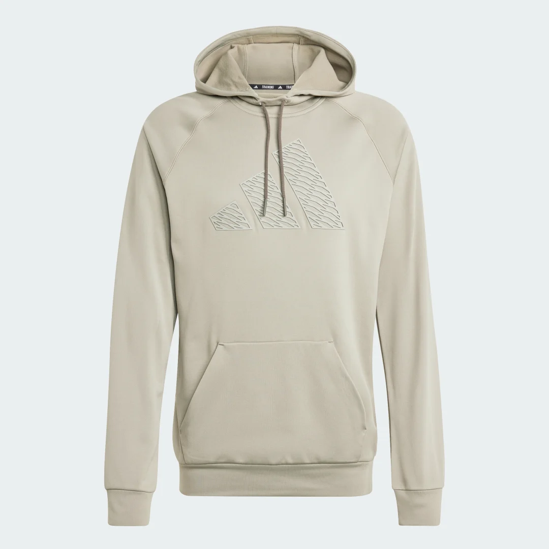 Thumbnail 3 de Sudadera con capucha Game and Go Training Big Logo de Adidas – Verde
